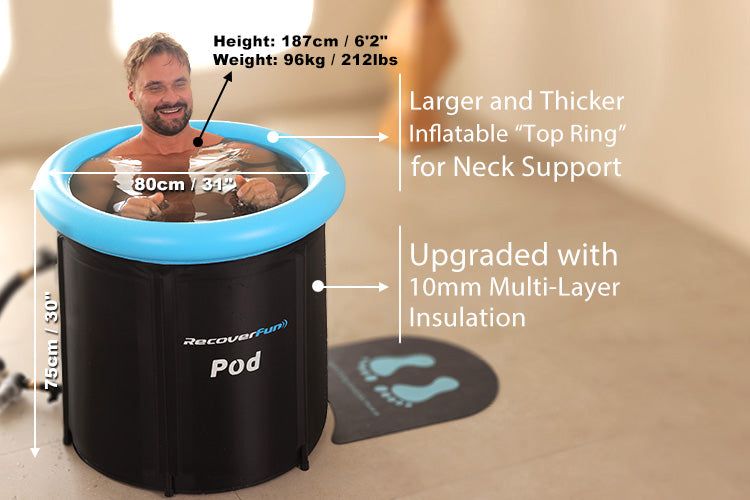 recoverfun tub size