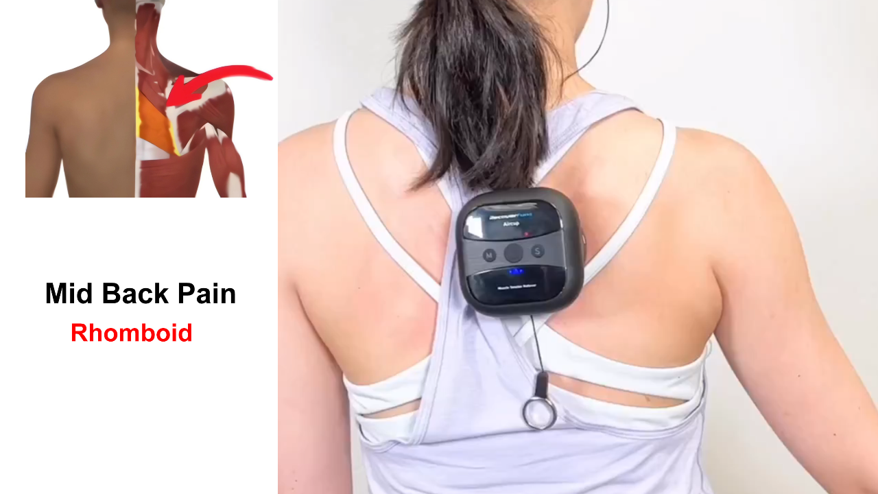 Load video: Mid Back Pain - Rhomboid Release