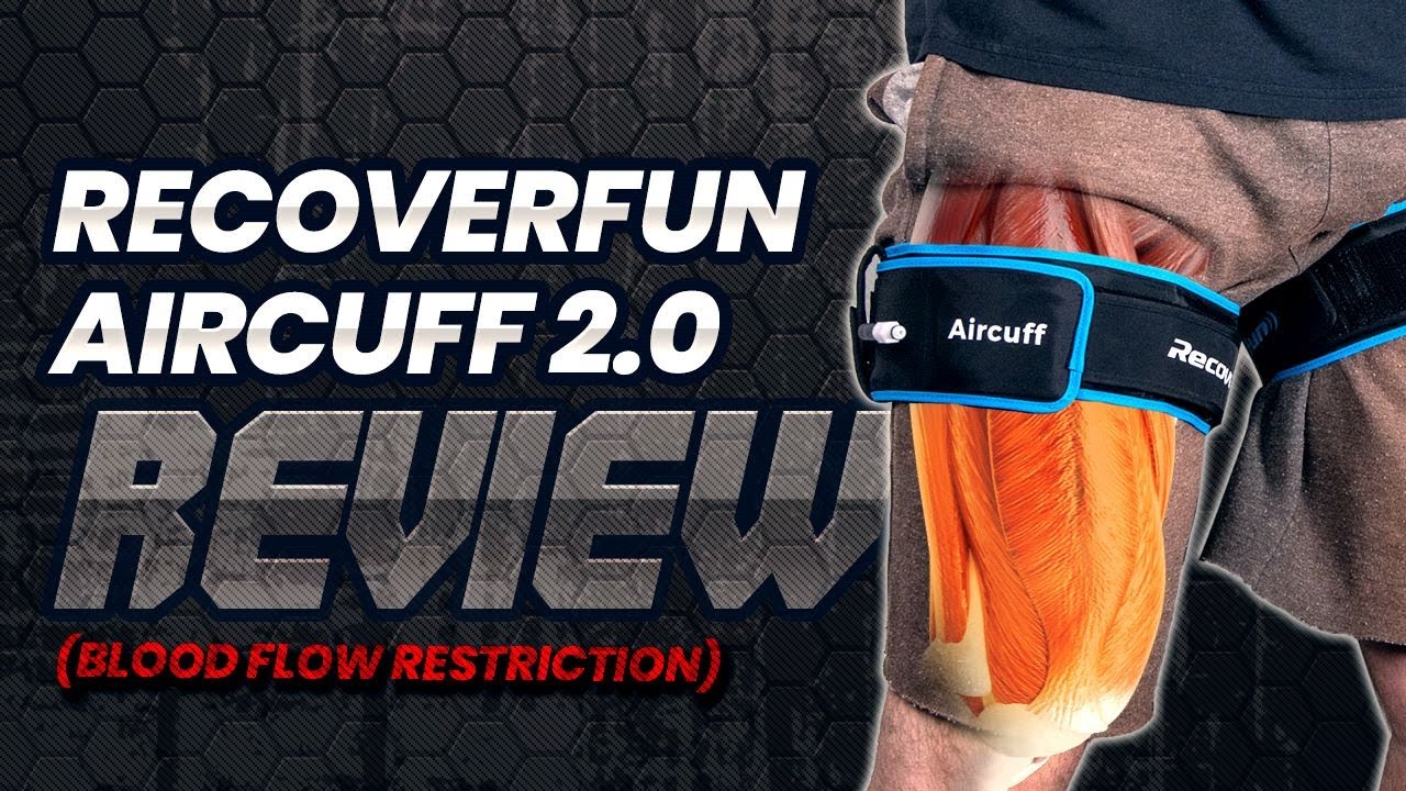 Load video: RecoverFun AirCuff 2.0 BFR Bands