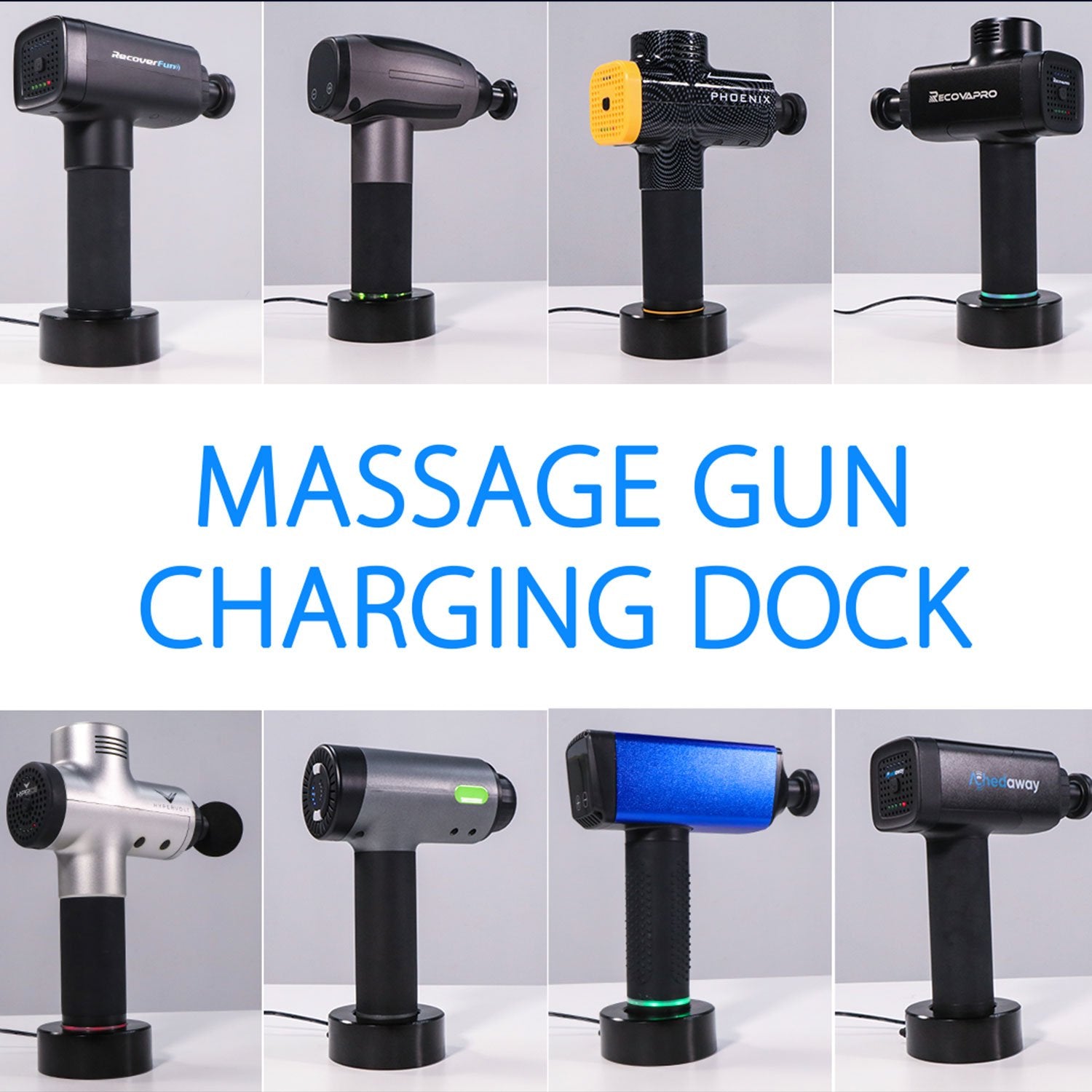 universal massage gun charging dock