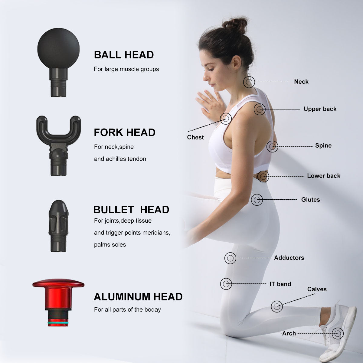 Massage gun sale attachment